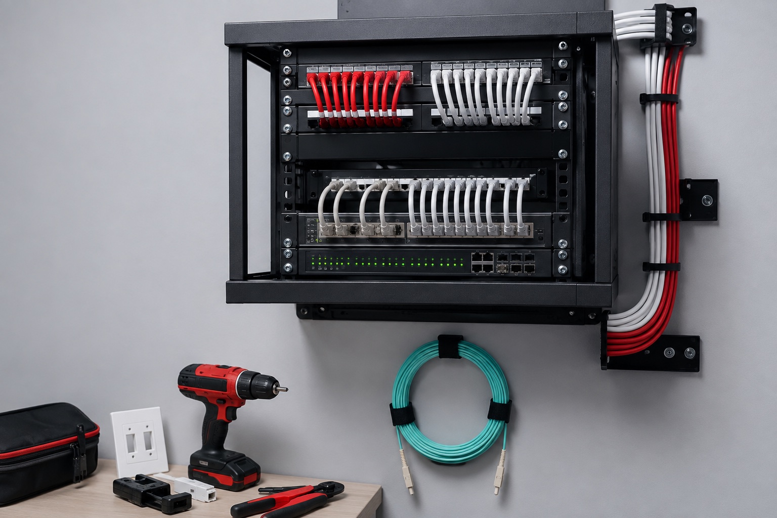 Câblage réseau et installation Internet